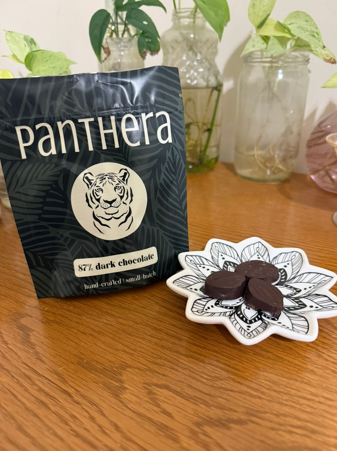 The Story of the Panther's Flame 87% Dark Chocolate